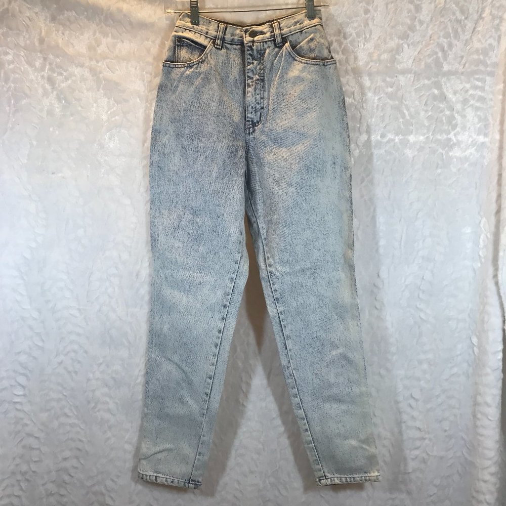 Vintage 80's Acid Wash High Waist Mom Jeans